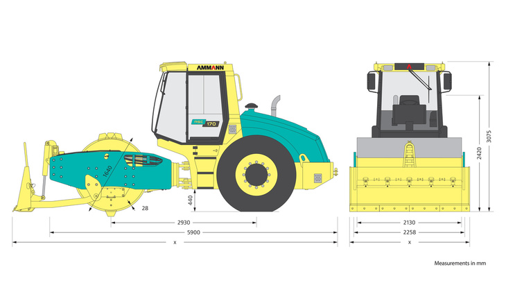 Катки Ammann ASC 170D, Мобильное изображение 1